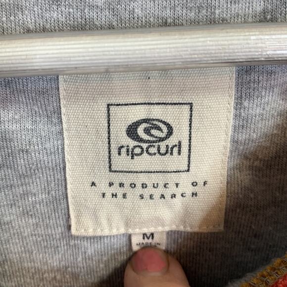 Rip Curl Surfer Vibe Boardwalk Crew Neck Sweatshirt Beach Sweater W-126 Sz M - Picture 7 of 7
